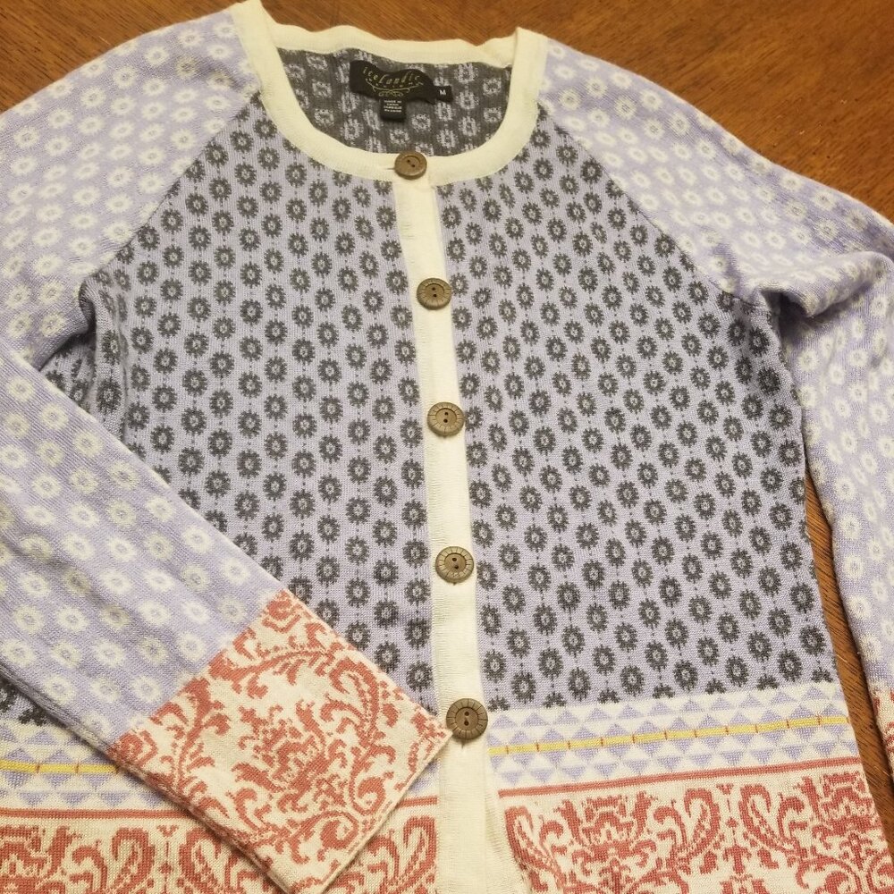 EUC - Icelandic cardigan wool sweater